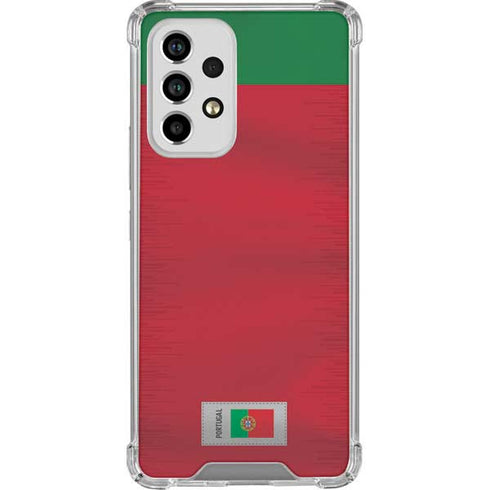 Portugal Soccer Flag Galaxy A33 5G Clear Case