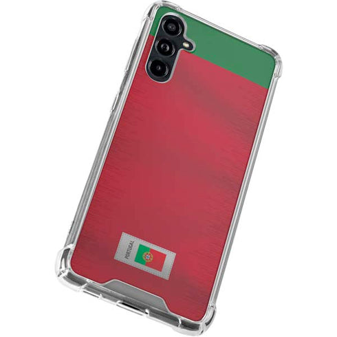 Portugal Soccer Flag Galaxy A54 5G Clear Case