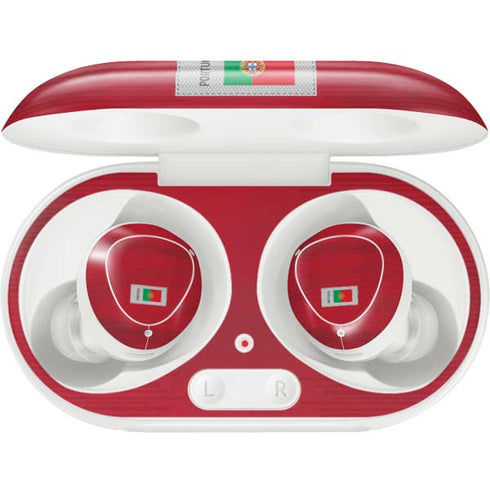 Portugal Soccer Flag Galaxy Buds Plus Skin