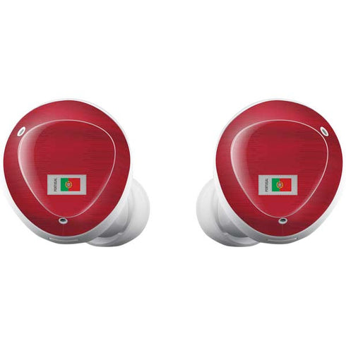 Portugal Soccer Flag Galaxy Buds Plus Skin