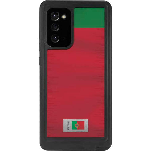 Portugal Soccer Flag Galaxy Note20 5G Waterproof Case
