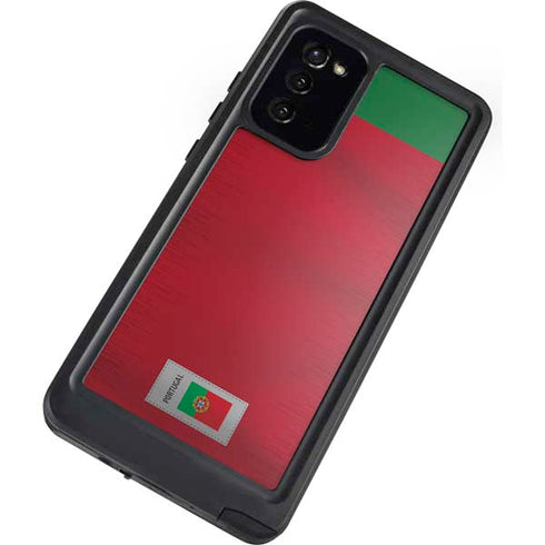 Portugal Soccer Flag Galaxy Note20 5G Waterproof Case