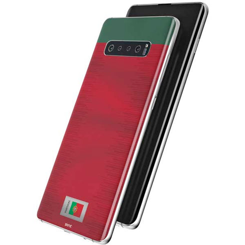 Portugal Soccer Flag Galaxy S10 Plus Skin