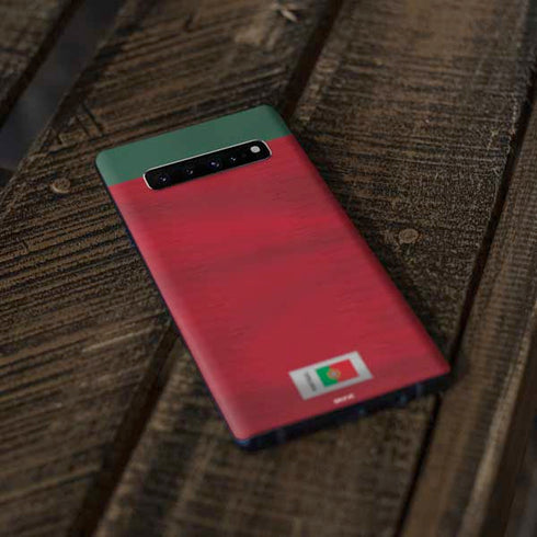 Portugal Soccer Flag Galaxy S10 Plus Skin