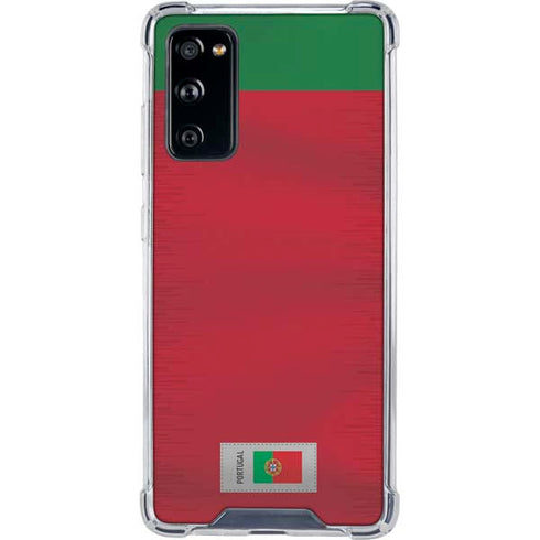 Portugal Soccer Flag Galaxy S20 FE Clear Case