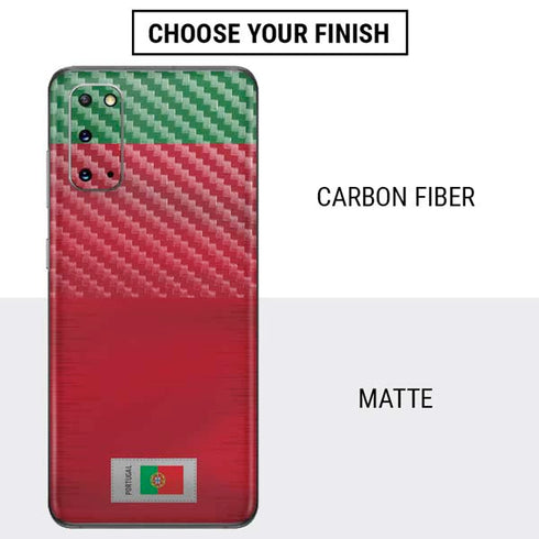 Portugal Soccer Flag Galaxy S20 Skin