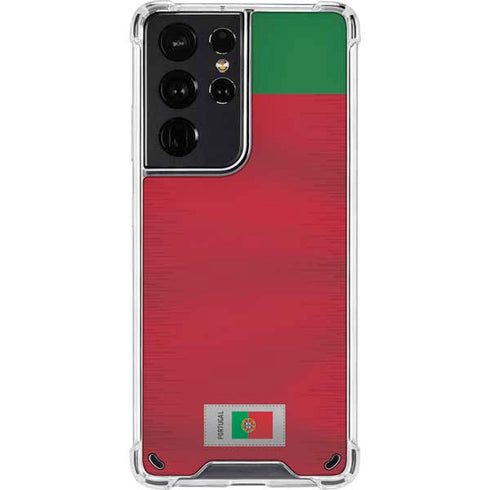 Portugal Soccer Flag Galaxy S21 Ultra 5G Clear Case