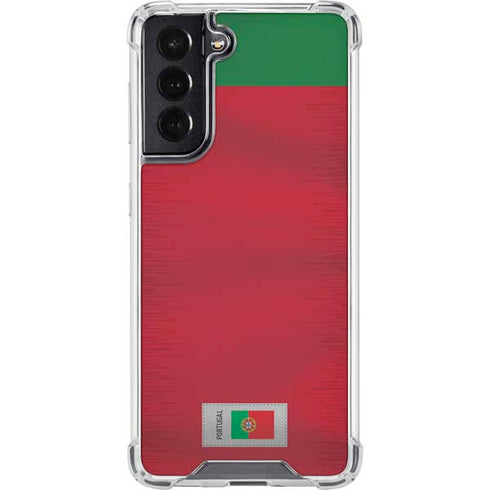 Portugal Soccer Flag Galaxy S22 Clear Case