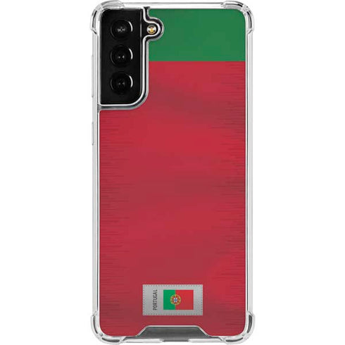 Portugal Soccer Flag Galaxy S22 Plus Clear Case