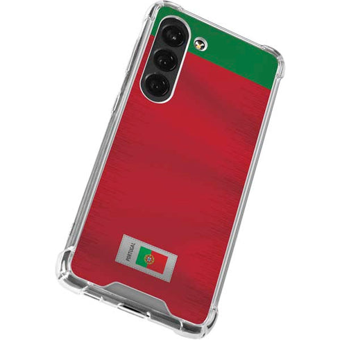 Portugal Soccer Flag Galaxy S23 Clear Case
