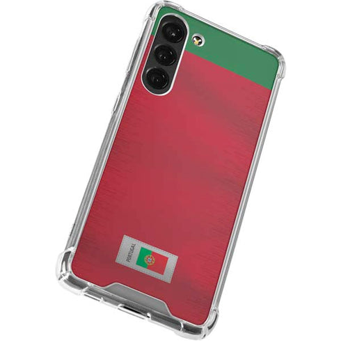Portugal Soccer Flag Galaxy S23 Plus Clear Case