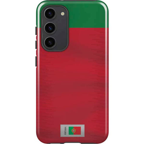 Portugal Soccer Flag Galaxy S23 Plus Pro Case