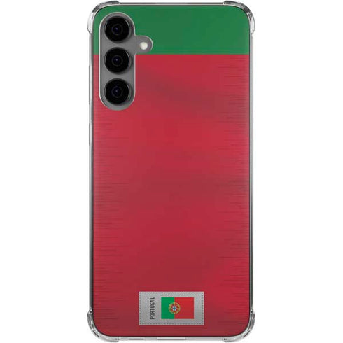 Portugal Soccer Flag Galaxy S24 Plus Clear Case