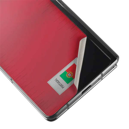 Portugal Soccer Flag Galaxy Z Fold2 5G Skin