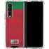 Portugal Soccer Flag Galaxy Z Fold4 5G Clear Case