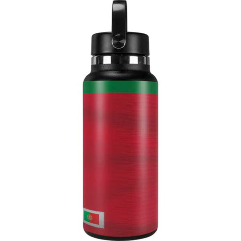 Portugal Soccer Flag Hydro Flask 32oz Wide Mouth Skin