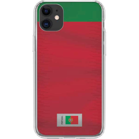 Portugal Soccer Flag iPhone 11 Clear Case
