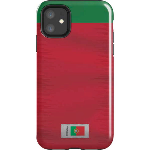 Portugal Soccer Flag iPhone 11 Impact Case