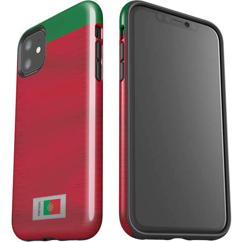 Portugal Soccer Flag iPhone 11 Impact Case
