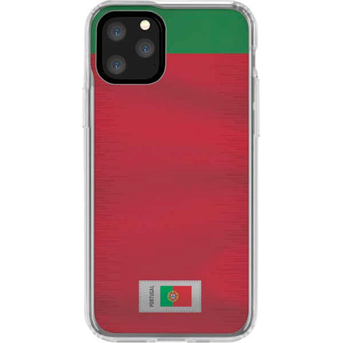 Portugal Soccer Flag iPhone 11 Pro Clear Case
