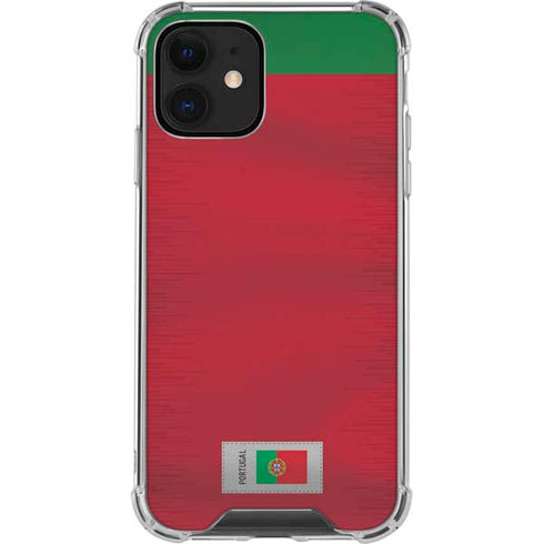 Portugal Soccer Flag iPhone 12 Clear Case