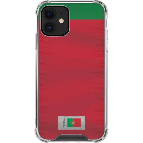 Portugal Soccer Flag iPhone 12 Mini Clear Case