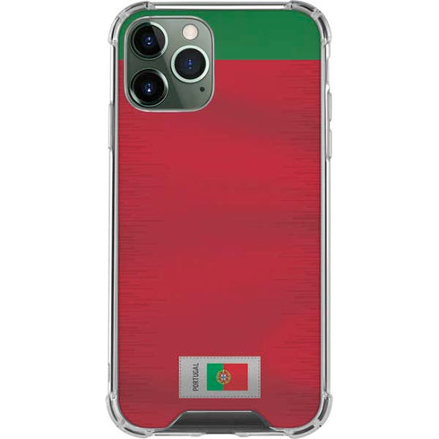 Portugal Soccer Flag iPhone 12 Pro Clear Case