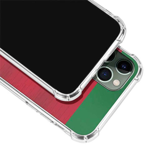 Portugal Soccer Flag iPhone 12 Pro Clear Case