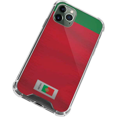 Portugal Soccer Flag iPhone 12 Pro Clear Case