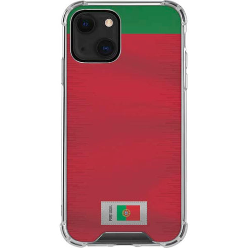 Portugal Soccer Flag iPhone 13 Mini Clear Case