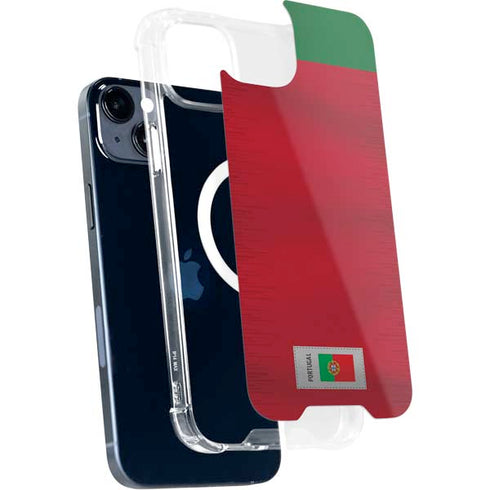 Portugal Soccer Flag iPhone 15 Plus MagSafe Case