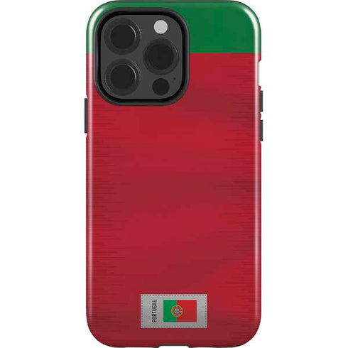 Portugal Soccer Flag iPhone 15 Pro Impact Case