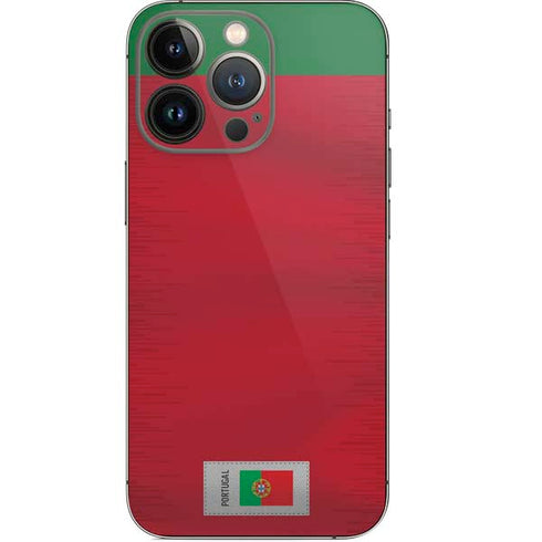 Portugal Soccer Flag iPhone 14 Pro Skin