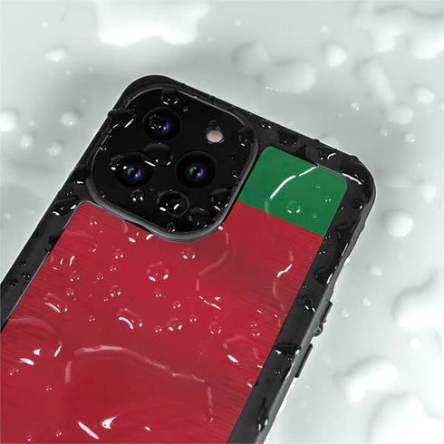 Portugal Soccer Flag iPhone 14 Pro Waterproof Case