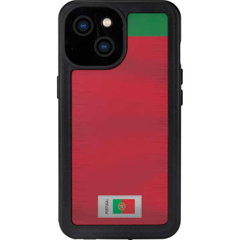 Portugal Soccer Flag iPhone 15 Waterproof Case