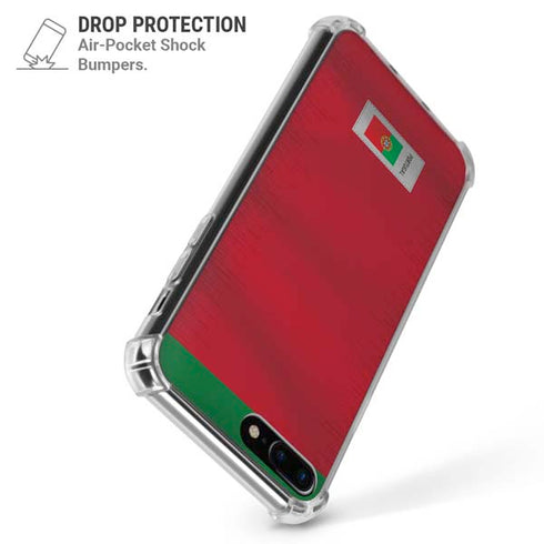 Portugal Soccer Flag iPhone 7/8 Plus Clear Case