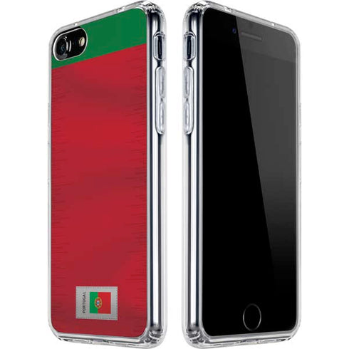Portugal Soccer Flag iPhone SE (2nd & 3rd Gen) Clear Case