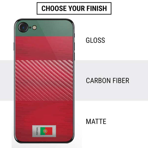 Portugal Soccer Flag iPhone SE (2nd & 3rd Gen) Skin
