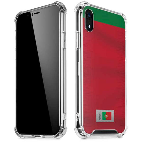 Portugal Soccer Flag iPhone XR Clear Case