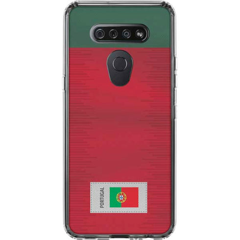 Portugal Soccer Flag LG K51/Q51 Clear Case