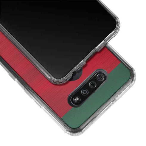 Portugal Soccer Flag LG K51/Q51 Clear Case