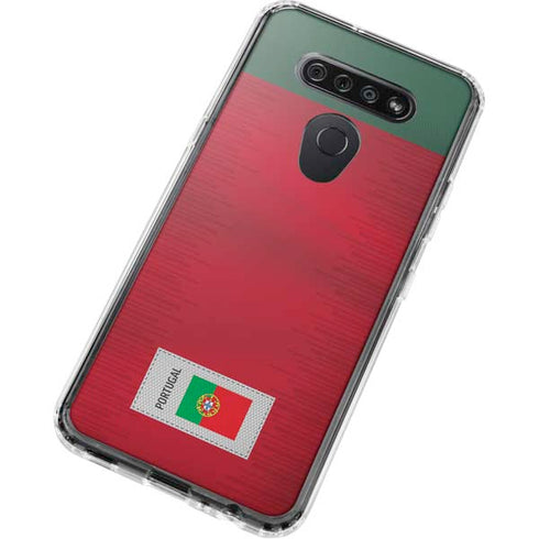Portugal Soccer Flag LG K51/Q51 Clear Case