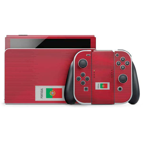 Portugal Soccer Flag Nintendo Switch OLED (2021) Skin