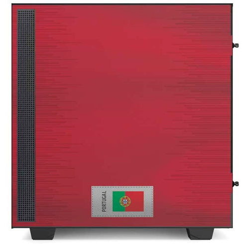 Portugal Soccer Flag NZXT H510 Compact ATX Mid-Tower Case Skin