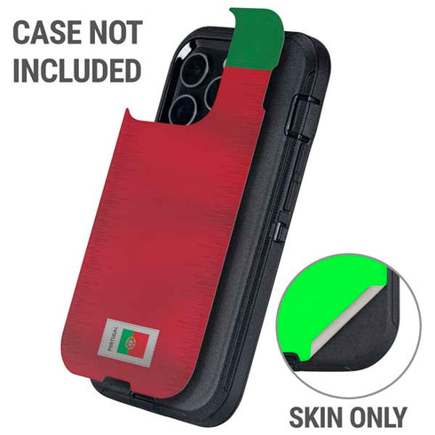 Portugal Soccer Flag Otterbox Defender iPhone Skin