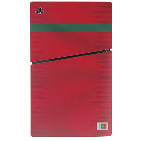 Portugal Soccer Flag PS5 Slim Disk Console Skin