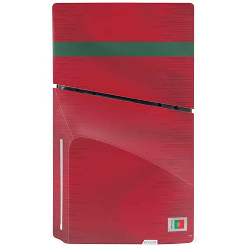 Portugal Soccer Flag PS5 Slim Disk Console Skin