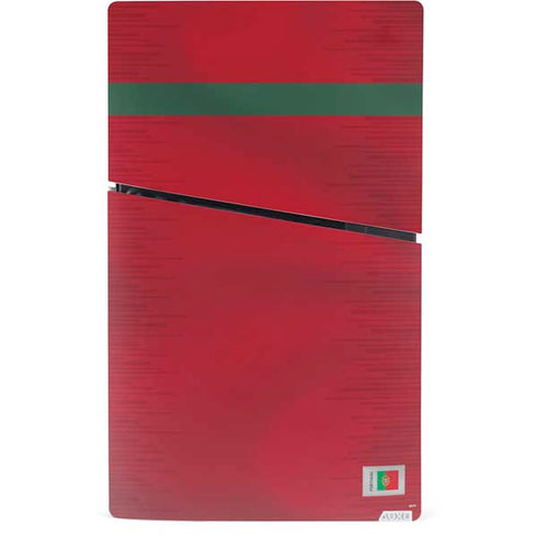 Portugal Soccer Flag PS5 Slim Digital Edition Console Skin