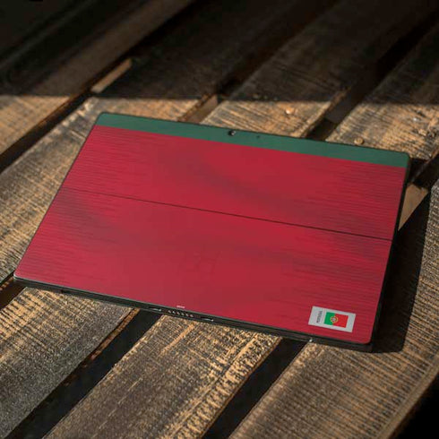 Portugal Soccer Flag Surface Pro 7 Skin