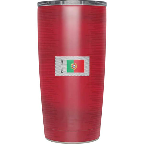 Portugal Soccer Flag Yeti 20oz Tumbler Skin
